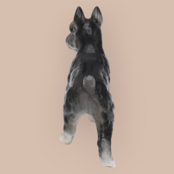 Vintage Lefton Japan Schnauzer Figurine Mid Century Modern - Picture 3 of 7